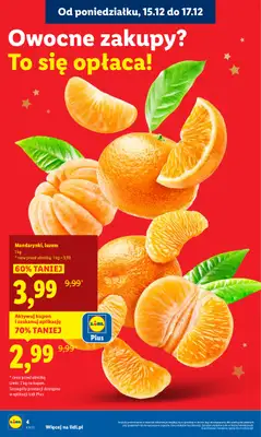 Lidl - gazetka promocyjna Oferta od poniedziałku od poniedziałku 15.12 do środy 17.12 - strona 4