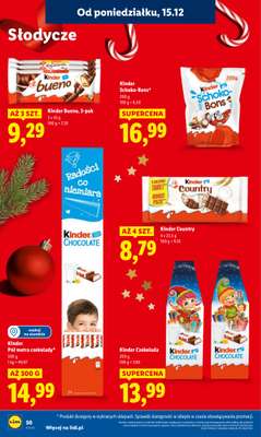 Lidl - gazetka promocyjna Oferta od poniedziałku od poniedziałku 15.12 do środy 17.12 - strona 52