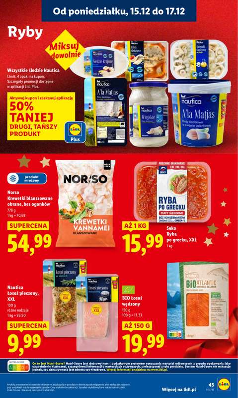 Lidl - gazetka promocyjna Oferta od poniedziałku od poniedziałku 15.12 do środy 17.12 - strona 47
