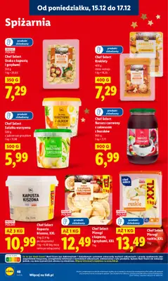 Lidl - gazetka promocyjna Oferta od poniedziałku od poniedziałku 15.12 do środy 17.12 - strona 48