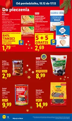 Lidl - gazetka promocyjna Oferta od poniedziałku od poniedziałku 15.12 do środy 17.12 - strona 44