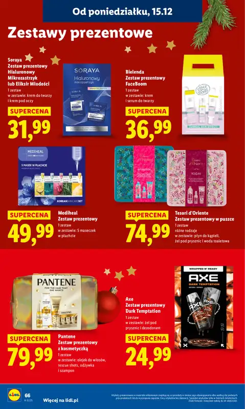 Lidl - gazetka promocyjna Oferta od poniedziałku od poniedziałku 15.12 do środy 17.12 - strona 68