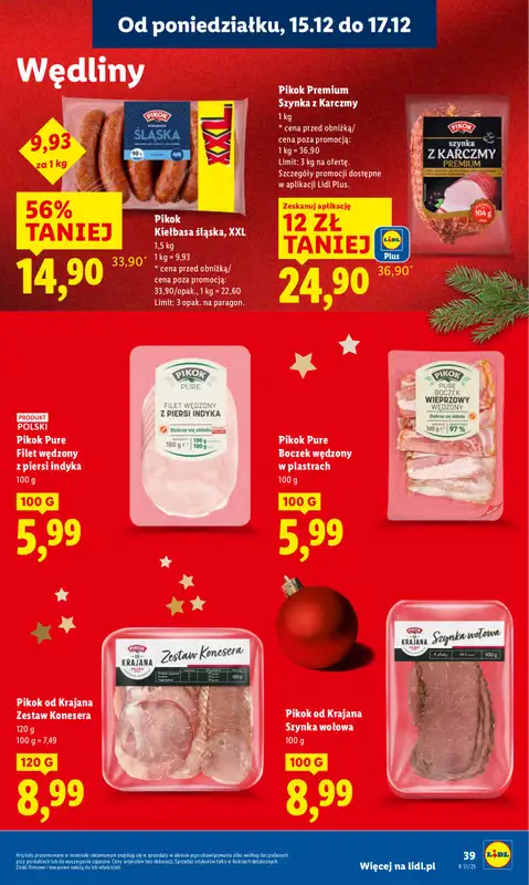 Lidl - gazetka promocyjna Oferta od poniedziałku od poniedziałku 15.12 do środy 17.12 - strona 41