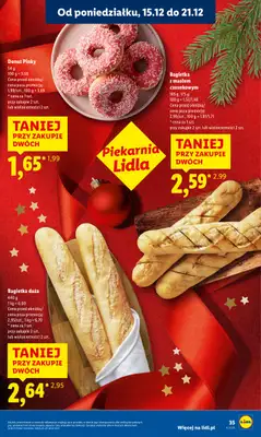 Lidl - gazetka promocyjna Oferta od poniedziałku od poniedziałku 15.12 do środy 17.12 - strona 37