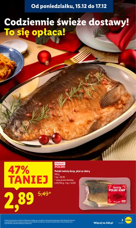 Lidl - gazetka promocyjna Oferta od poniedziałku   - strona 3
