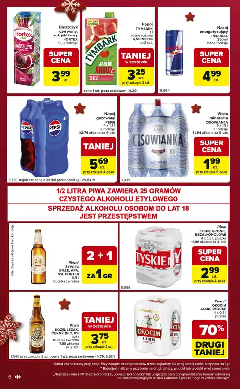Carrefour Express - gazetka promocyjna Gazetka Express od wtorku 16.12 do wtorku 23.12 - strona 6