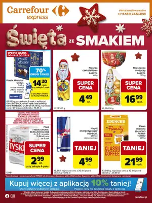 Carrefour Express - gazetka promocyjna Gazetka Express od wtorku 16.12 do wtorku 23.12