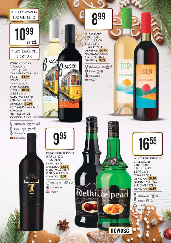 Dino - gazetka promocyjna Katalog alkoholowy od poniedziałku 15.12 do wtorku 23.12 - strona 29