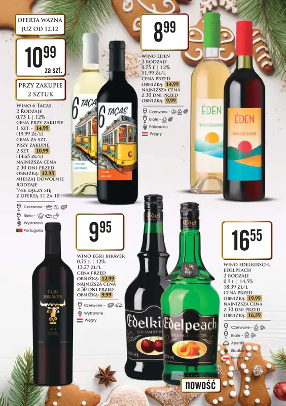 Dino - gazetka promocyjna Katalog alkoholowy od poniedziałku 15.12 do wtorku 23.12 - strona 29