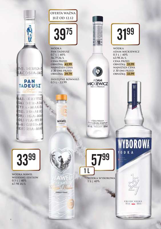 Dino - gazetka promocyjna Katalog alkoholowy od poniedziałku 15.12 do wtorku 23.12 - strona 4