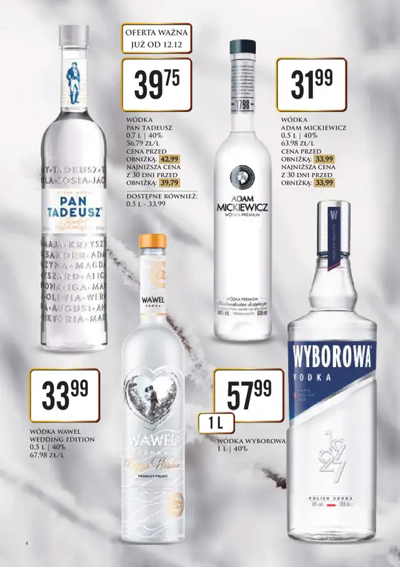 Dino - gazetka promocyjna Katalog alkoholowy od poniedziałku 15.12 do wtorku 23.12 - strona 4
