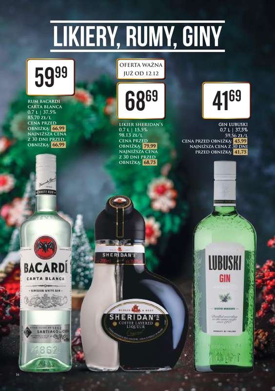 Dino - gazetka promocyjna Katalog alkoholowy od poniedziałku 15.12 do wtorku 23.12 - strona 16