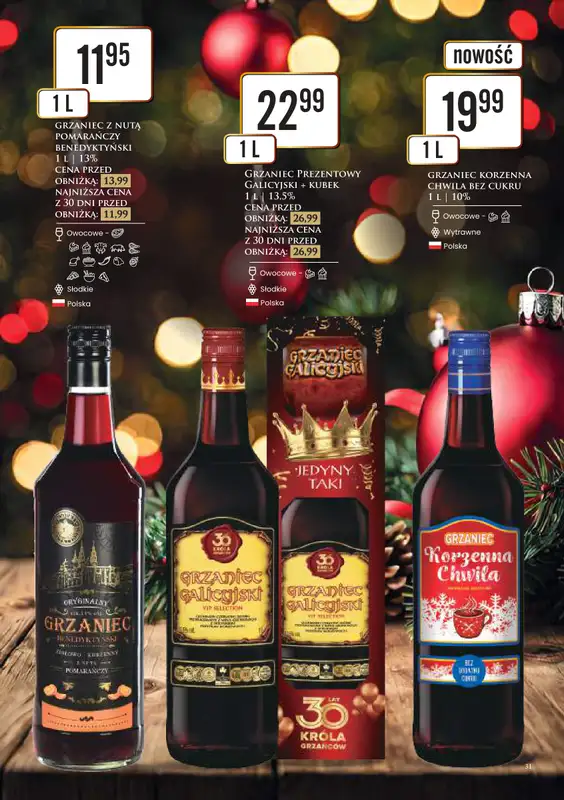 Dino - gazetka promocyjna Katalog alkoholowy od poniedziałku 15.12 do wtorku 23.12 - strona 31