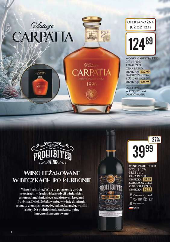 Dino - gazetka promocyjna Katalog alkoholowy od poniedziałku 15.12 do wtorku 23.12 - strona 2