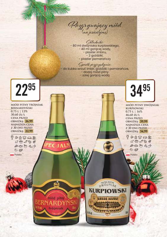 Dino - gazetka promocyjna Katalog alkoholowy od poniedziałku 15.12 do wtorku 23.12 - strona 30