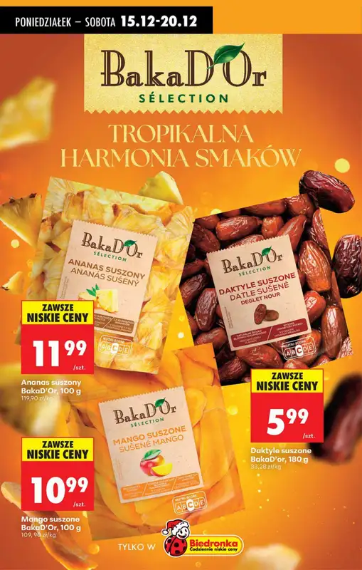 Biedronka - gazetka promocyjna Od poniedziałku, Z ladą tradycyjną od poniedziałku 15.12 do niedzieli 21.12 - strona 65