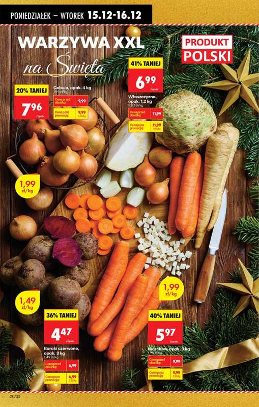Biedronka - gazetka promocyjna Od poniedziałku, Z ladą tradycyjną od poniedziałku 15.12 do niedzieli 21.12 - strona 24