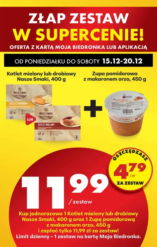 Biedronka - gazetka promocyjna Od poniedziałku, Z ladą tradycyjną od poniedziałku 15.12 do niedzieli 21.12 - strona 87