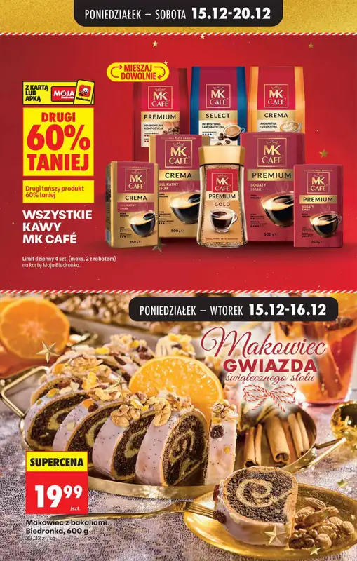 Biedronka - gazetka promocyjna Od poniedziałku, Z ladą tradycyjną od poniedziałku 15.12 do niedzieli 21.12 - strona 15