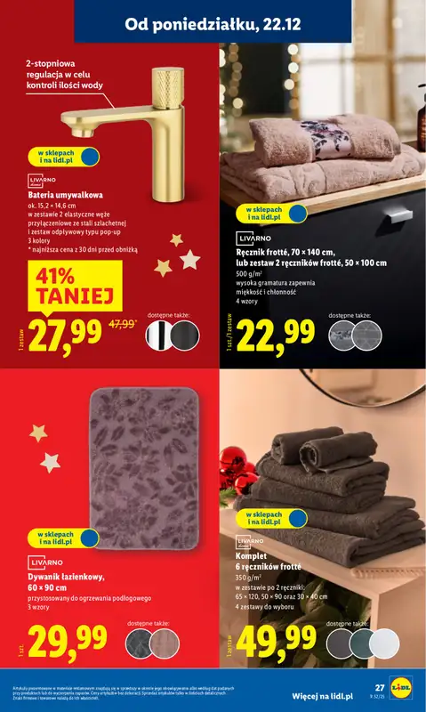 Lidl - gazetka promocyjna Katalog od poniedziałku 22.12 do soboty 27.12 - strona 31