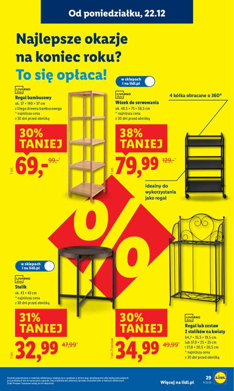 Lidl - gazetka promocyjna Katalog od poniedziałku 22.12 do soboty 27.12 - strona 33