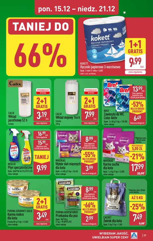 Aldi - gazetka promocyjna Pełny katalog! od poniedziałku 15.12 do niedzieli 21.12 - strona 29