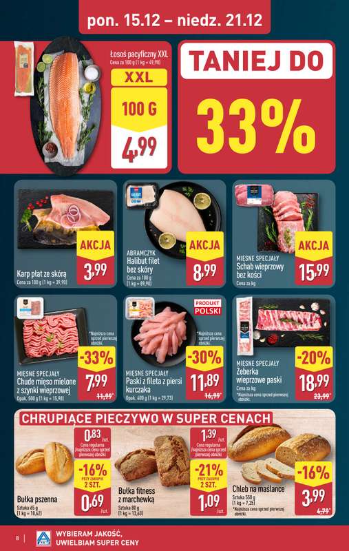 Aldi - gazetka promocyjna Pełny katalog! od poniedziałku 15.12 do niedzieli 21.12 - strona 8