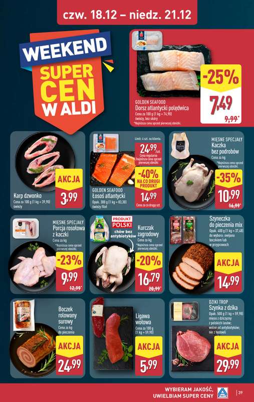 Aldi - gazetka promocyjna Pełny katalog! od poniedziałku 15.12 do niedzieli 21.12 - strona 39