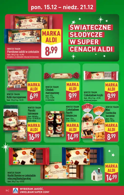 Aldi - gazetka promocyjna Pełny katalog! od poniedziałku 15.12 do niedzieli 21.12 - strona 24