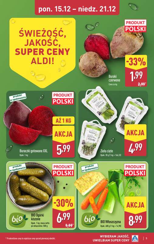 Aldi - gazetka promocyjna Pełny katalog! od poniedziałku 15.12 do niedzieli 21.12 - strona 5