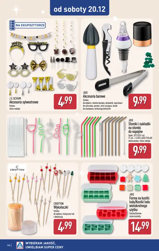 Aldi - gazetka promocyjna Pełny katalog! od poniedziałku 15.12 do niedzieli 21.12 - strona 46