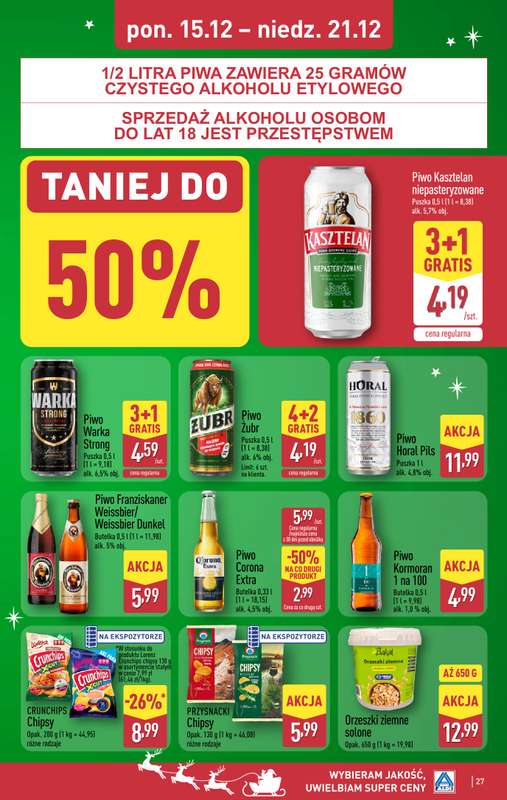 Aldi - gazetka promocyjna Pełny katalog! od poniedziałku 15.12 do niedzieli 21.12 - strona 27