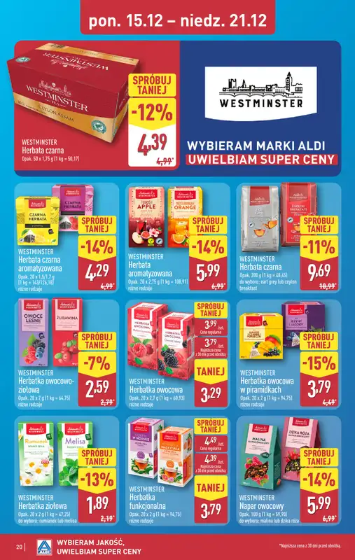 Aldi - gazetka promocyjna Pełny katalog! od poniedziałku 15.12 do niedzieli 21.12 - strona 20