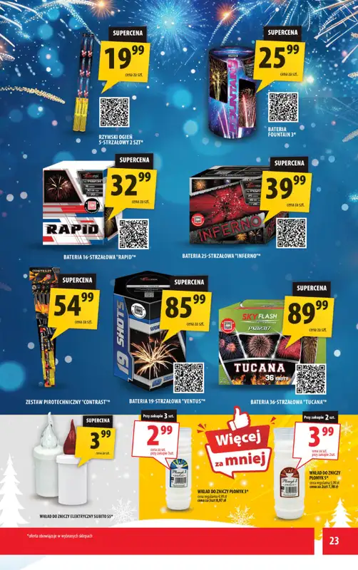 Arhelan - gazetka promocyjna Gazetka od poniedziałku 15.12 do niedzieli 28.12 - strona 23