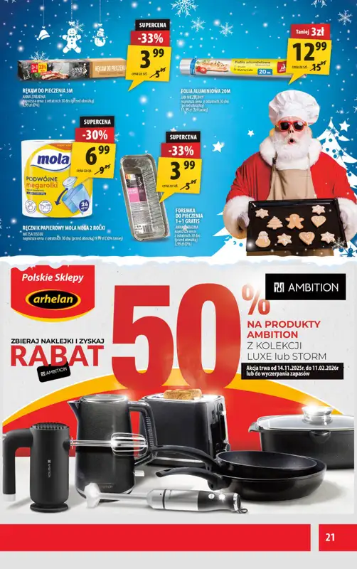 Arhelan - gazetka promocyjna Gazetka od poniedziałku 15.12 do niedzieli 28.12 - strona 21