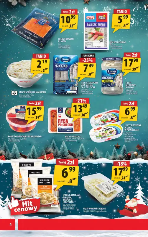Arhelan - gazetka promocyjna Gazetka od poniedziałku 15.12 do niedzieli 28.12 - strona 4