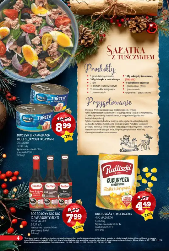 Arhelan - gazetka promocyjna Magia Świątecznych Potraw od poniedziałku 15.12 do poniedziałku 05.01 - strona 4