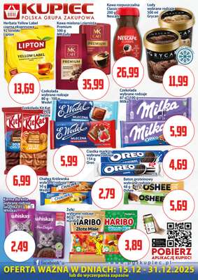 Kupiec - gazetka promocyjna Oferta plakatowa od poniedziałku 15.12 do środy 31.12 - strona 3