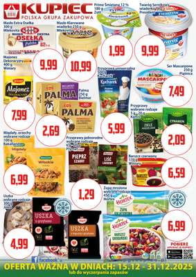 Kupiec - gazetka promocyjna Oferta plakatowa od poniedziałku 15.12 do środy 31.12 - strona 2