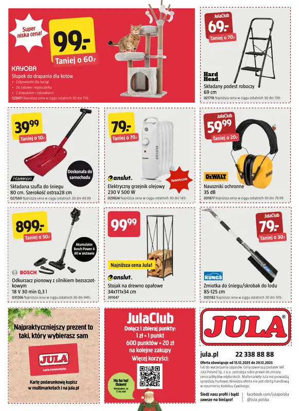Jula - gazetka promocyjna Gazetka - Prezenty dla wszystkich! od poniedziałku 15.12 do poniedziałku 29.12 - strona 8