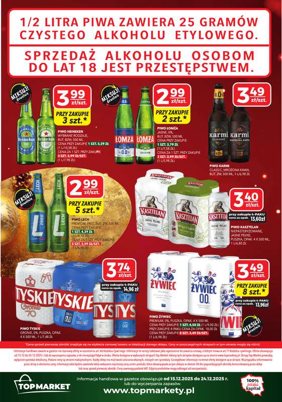 Top Market - gazetka promocyjna Gazetka od poniedziałku 15.12 do środy 24.12 - strona 16