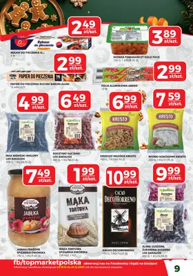 Top Market - gazetka promocyjna Gazetka od poniedziałku 15.12 do środy 24.12 - strona 9