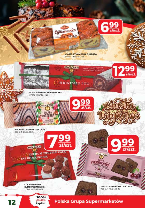 Top Market - gazetka promocyjna Gazetka od poniedziałku 15.12 do środy 24.12 - strona 12