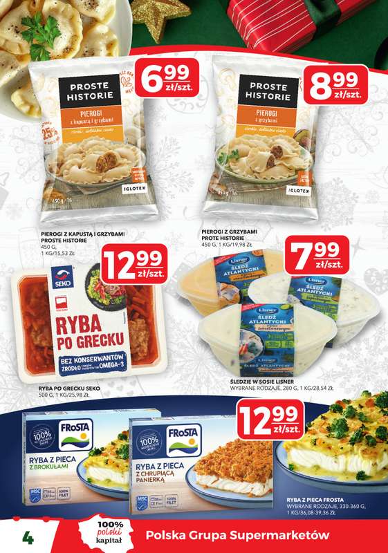 Top Market - gazetka promocyjna Gazetka od poniedziałku 15.12 do środy 24.12 - strona 4