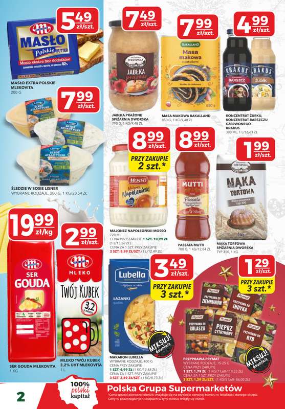 Top Market - gazetka promocyjna Gazetka od poniedziałku 15.12 do środy 24.12 - strona 2