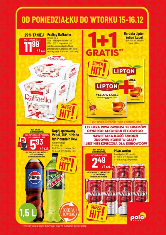 POLOmarket - gazetka promocyjna Super hity od poniedziałku 15.12 do wtorku 16.12 - strona 5