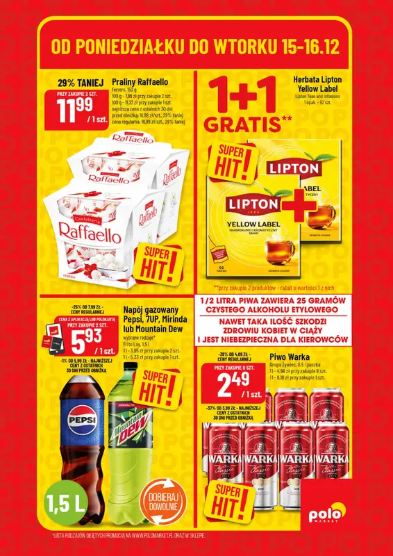 POLOmarket - gazetka promocyjna Super hity od poniedziałku 15.12 do wtorku 16.12 - strona 5