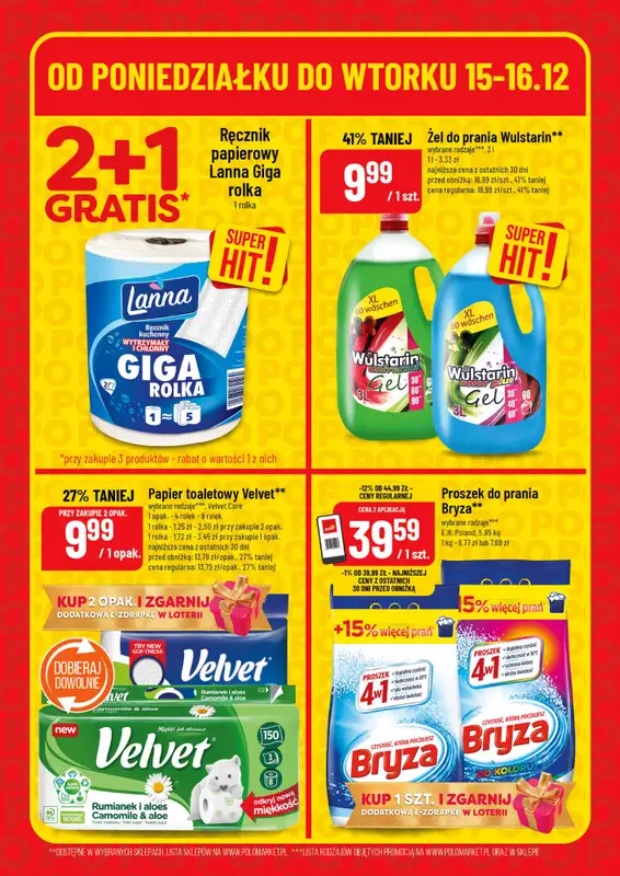 POLOmarket - gazetka promocyjna Super hity od poniedziałku 15.12 do wtorku 16.12 - strona 6