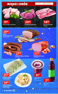 Leclerc - gazetka promocyjna Oferta Lublin Zana | Świąteczne smaki w dobrej cenie od poniedziałku 15.12 do środy 17.12 - strona 2