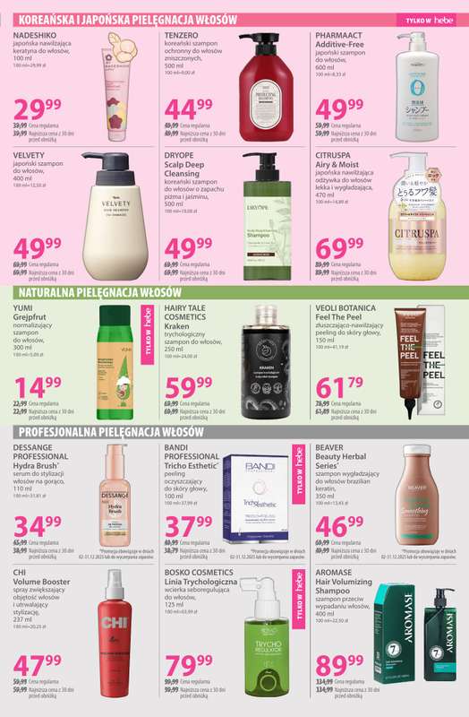 Hebe - gazetka promocyjna Gazetka od poniedziałku 15.12 do środy 31.12 - strona 5
